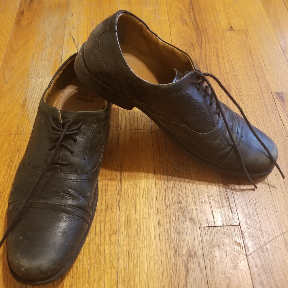 Mens Clarks collection oxford shoe sz 10M